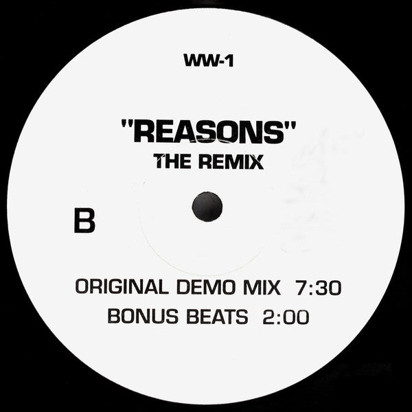 Earth, Wind & Fire - Reasons (The Remix) - Mint- 12" Single Record 1996 Promo USA Vinyl - Garage House / UK Garage - Shuga Records
