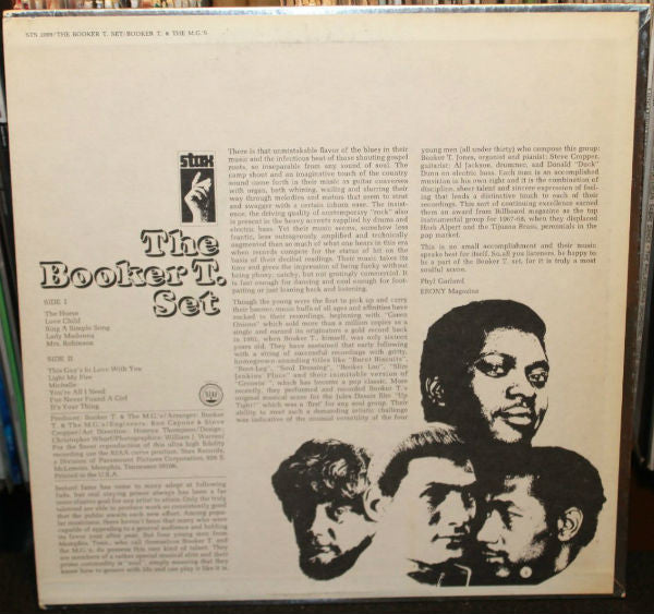 Booker T & The MG's – The Booker T. Set - VG+ LP Record 1969 Stax Original Vinyl & Foil Cover - Soul / Rhythm & Blues