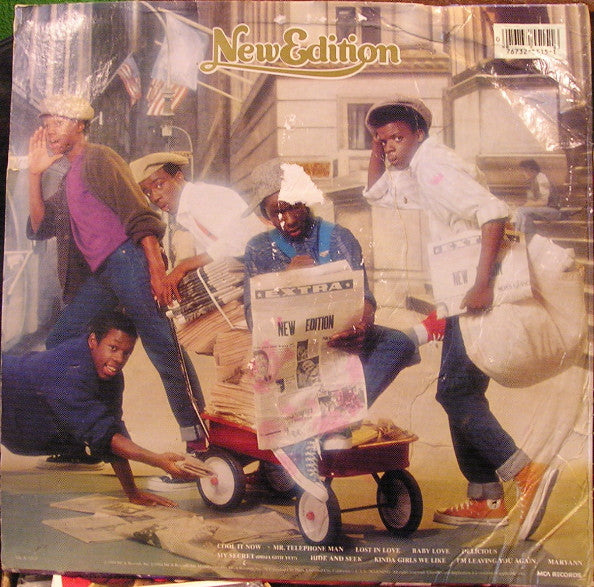 New Edition - New Edition - VG+ LP Record 1984 MCA USA Original Vinyl, Inner Sleeve & Hype Sticker - Soul / New Jack Swing - Shuga Records