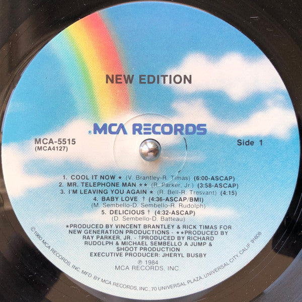 New Edition - New Edition - VG+ LP Record 1984 MCA USA Original Vinyl, Inner Sleeve & Hype Sticker - Soul / New Jack Swing - Shuga Records
