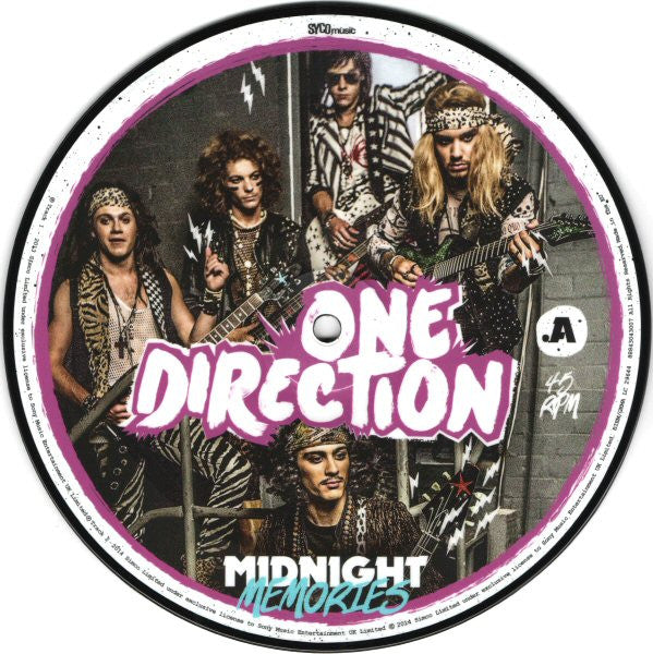 One Direction - Midnight Memories - New 7" Single Record Store Day 2014 Syco Sony Picture RSD Disc Vinyl - Pop - Shuga Records