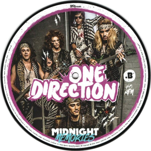 One Direction - Midnight Memories - New 7" Single Record Store Day 2014 Syco Sony Picture RSD Disc Vinyl - Pop - Shuga Records