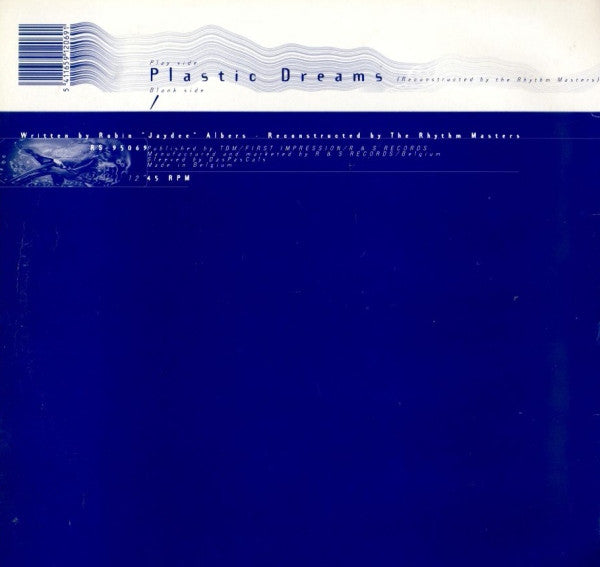Jaydee - Plastic Dreams (Reconstructed By The Rhythm Masters) - Mint- 12" Single Record 1995 R & S Belgium Vinyl - House - Shuga Records