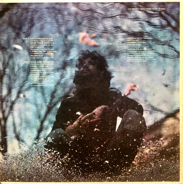 Cat Stevens - Mona Bone Jakon - VG+ LP Record 1970 A&M USA White Label Promo Original Vinyl - Pop Rock / Soft Rock / Folk Rock - Shuga Records