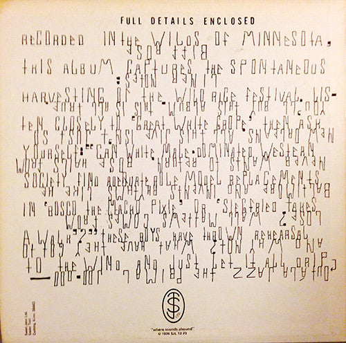 Biff Rose & Wall Matthews - Hamburger Blues - Mint- LP Record 1974 Sweet Jane LTD USA Private Press Minnesota Vinyl & Insert - Avant-garde Jazz / Free Improvisation