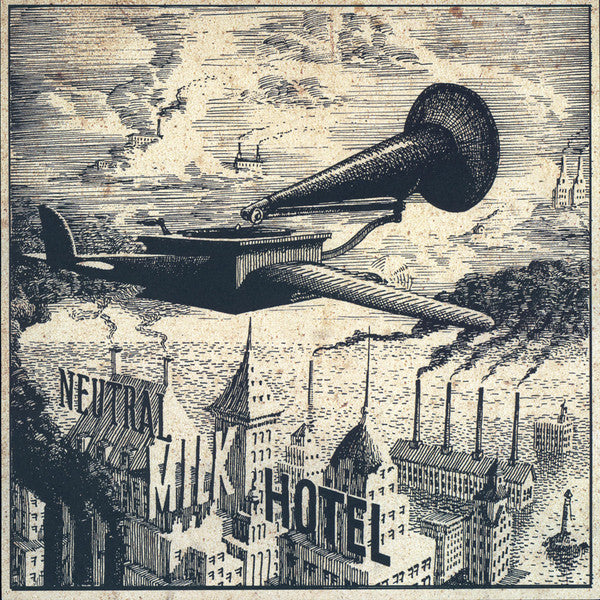 Neutral Milk Hotel - In The Aeroplane Over The Sea - Mint- 1998 Merge US Original 1st Press Vinyl, Insert, Hype Sticker & UPC - Indie Rock / Lo-Fi - Shuga Records