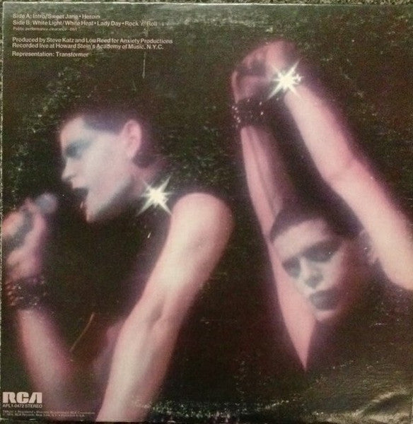 Lou Reed - Rock N Roll Animal - VG+ LP Record 1974 RCA USA Vinyl - Art Rock / Glam / Hard Rock - Shuga Records