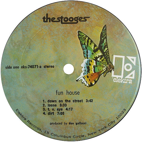 The Stooges – Fun House - VG+ LP Record 1970 Elektra USA Butterfly Label Vinyl - Rock / Garage Rock - Shuga Records