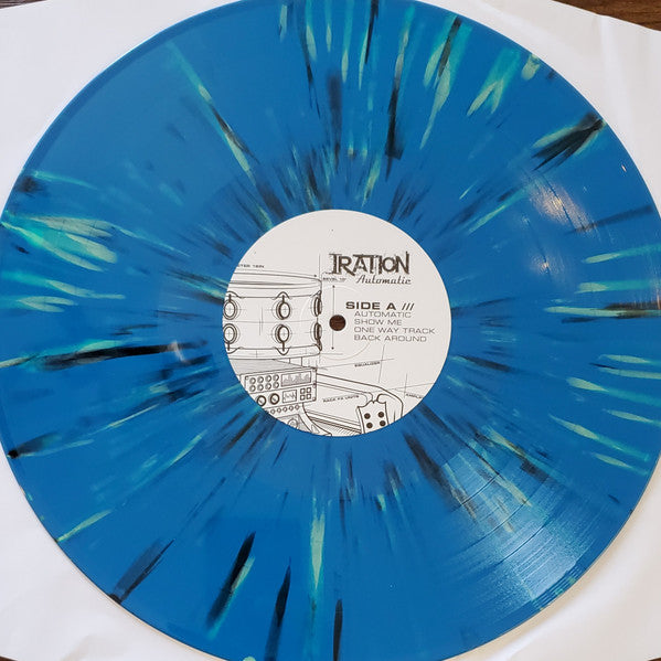 Iration - Automatic - Mint- 2 LP Record 2013 Three Prong USA Blue, Green, Black Splatter Vinyl & Download - Reggae / Pop / Dub