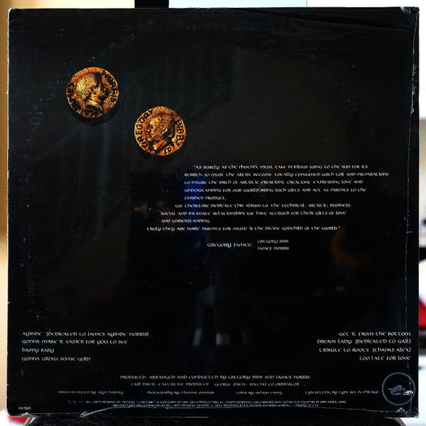 Gregory James - Gonna Grow Some Gold - VG+ (VG cover) LP Record 1979 Kelli-Arts USA Origina RARE Vinyl & Inner - Funk / Soul / Disco - Shuga Records