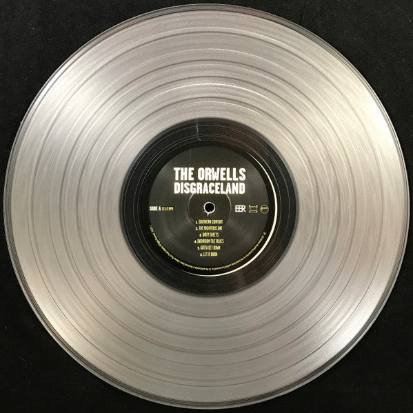 The Orwells - Disgraceland - Mint- LP Record 2014 Canvasback Atlantic USA Clear Vinyl, Insert & Download - Chicago / Rock - Shuga Records