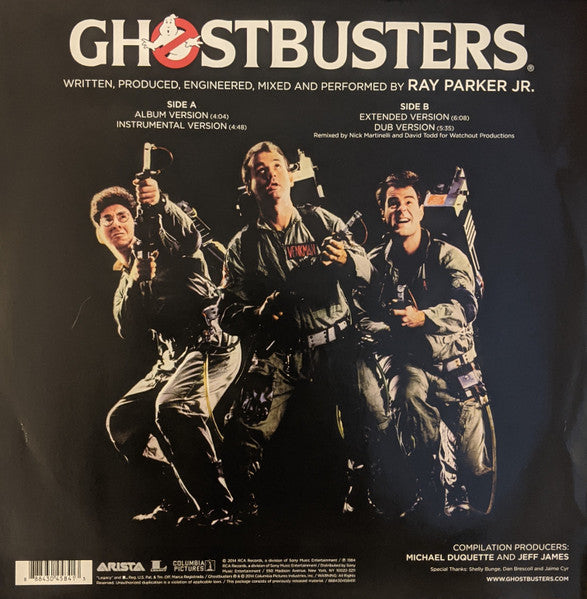 Ray Parker Jr. - Ghostbusters (1984) - New 10" EP Record 2014 Arista USA Arista Glow In The Dark Vinyl - Synth-pop / Funk - Shuga Records