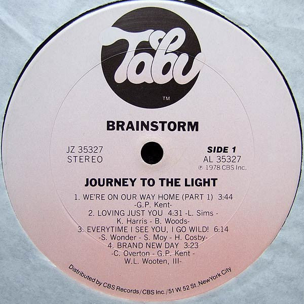 Brainstorm - Journey To The Light - VG+ LP Record 1978 Tabu USA Original Vinyl - Funk / Disco / Soul - Shuga Records