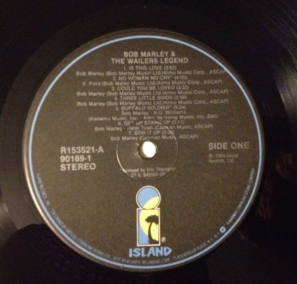 Bob Marley & The Wailers – Legend - The Best Of Bob Marley And The Wailers - Mint- LP Record 1986 Island RCA Club Edition USA vinyl - Reggae