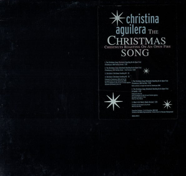 Christina Aguilera - The Christmas Song (Chestnuts Roasting On An Open Fire) - Mint- EP Record 1999 RCA USA Promo Red Vinyl - Pop / Holiday / House - Shuga Records