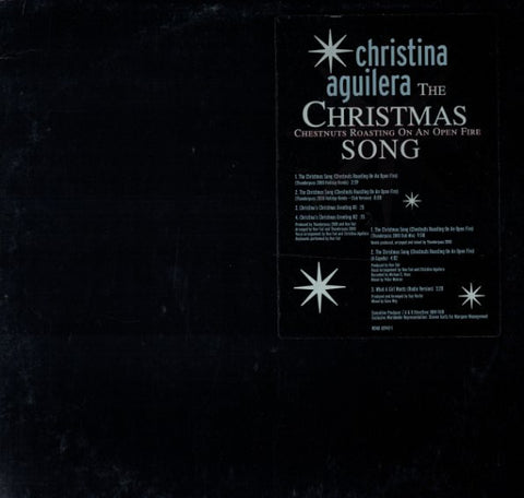 Christina Aguilera – The Christmas Song (Chestnuts Roasting On An Open Fire) - Mint- EP Record 1999 RCA USA Promo Red Vinyl - Pop / Holiday / House