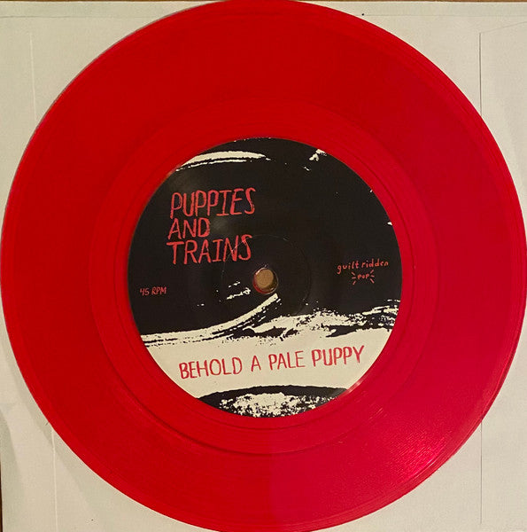 Dragons Power Up! / Puppies And Trains - Split EP - New 7" Single Record 2011 Guilt Ridden Pop Minneapolis Vinyl - Indie Rock - Shuga Records