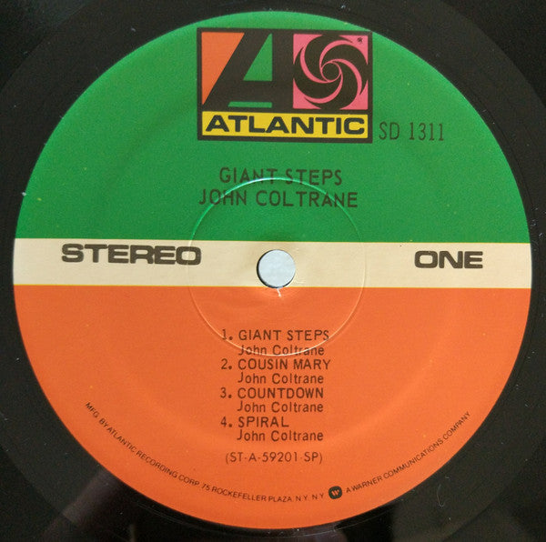 John Coltrane - Giant Steps (1960) - Mint- LP Record 1975 Atlantic USA Vinyl - Jazz / Hard Bop - Shuga Records