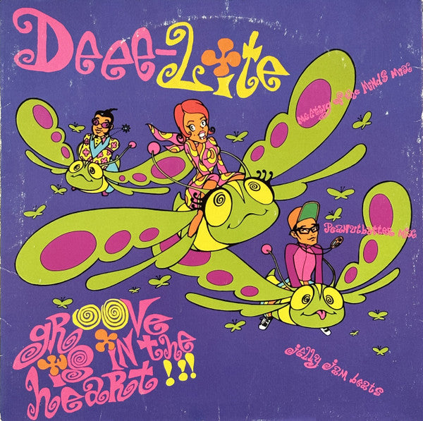 Deee-Lite - Groove Is In The Heart!!! / What Is Love? - VG+ 12" Single Record 1990 Elektra USA Original Vinyl - House - Shuga Records