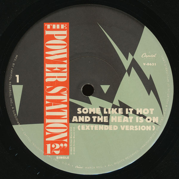 The Power Station - Some Like It Hot And The Heat Is On - Mint- 12" Single Record 1985 Capitol USA Vinyl - Pop Rock / Synth-pop - Shuga Records