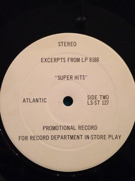 Wilson Pickett / Various - Promotional LP For Record Department-In-Store-Play - VG+ LP Record 1968 Atlantic USA Promo Vinyl - Soul / R&B / Funk / Pop Rock - Shuga Records