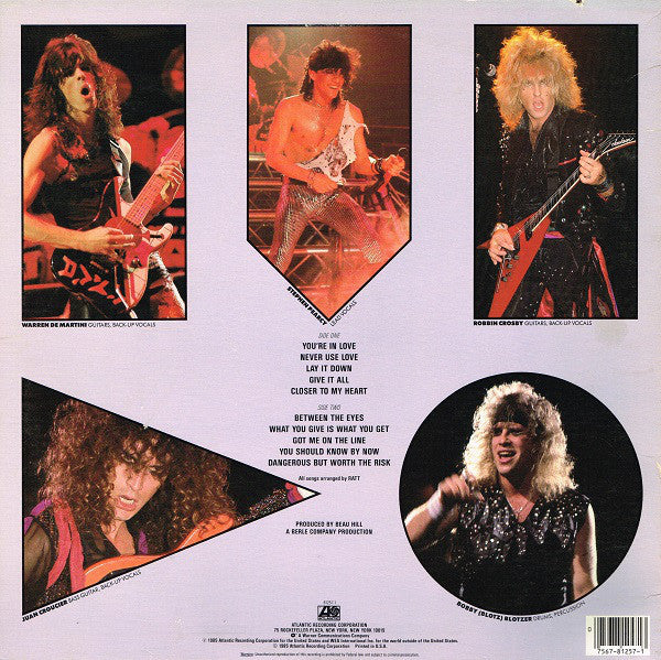 Ratt - Invasion Of Your Privacy - Mint- LP Record 1985 Atlantic USA Original Press Vinyl, Inner & Insert - Hard Rock / Heavy Metal / Arena - Shuga Records