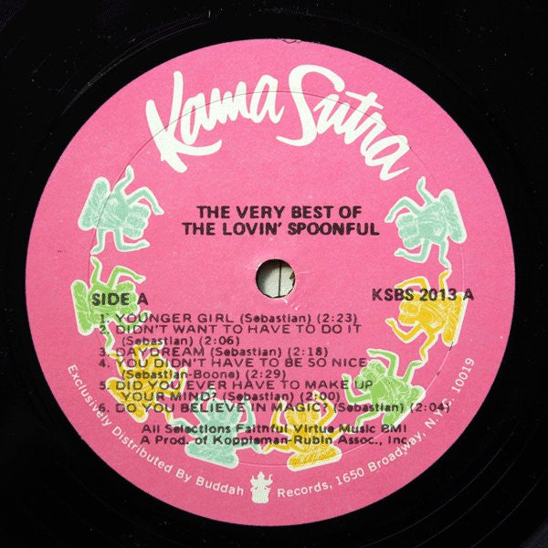 The Lovin' Spoonful – The Very Best Of The Lovin' Spoonful - VG+ LP Record 1975 Kama Sutra Vinyl - Pop Rock - Shuga Records