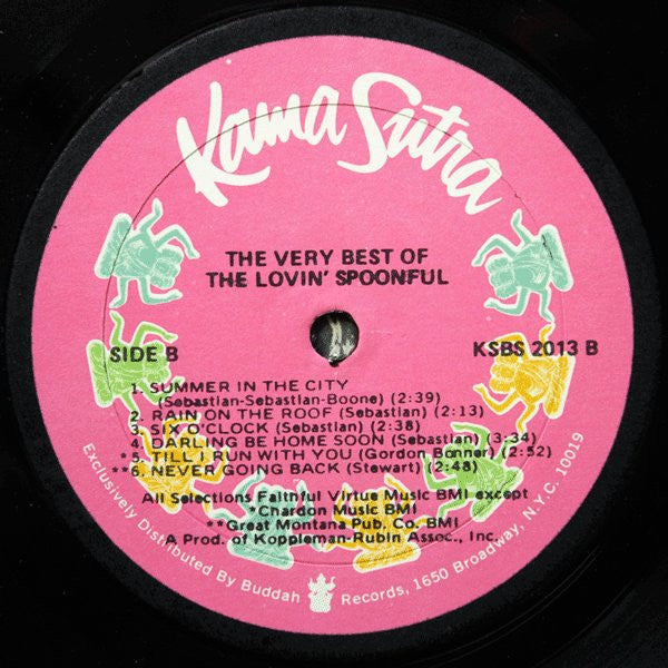 The Lovin' Spoonful – The Very Best Of The Lovin' Spoonful - VG+ LP Record 1975 Kama Sutra Vinyl - Pop Rock - Shuga Records