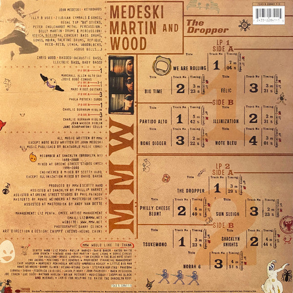 Medeski Martin & Wood - The Dropper - Mint- 2 LP Record 2000 Blue Note USA Vinyl - Jazz / Future Jazz / Experimental - Shuga Records