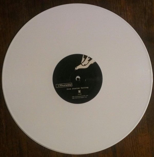 Thursday – Five Stories Falling (2002) - Mint- EP Record 2014 Victory Hot Topic Exclusive White Vinyl & Insert - Rock / Pop Punk / Emo - Shuga Records