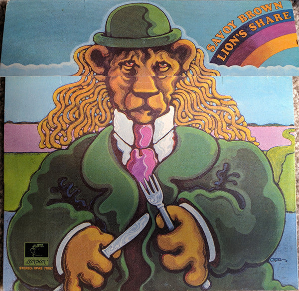 Savoy Brown - Lion's Share - VG+ LP Record 1972 Parrot USA Philips Pressing Vinyl - Rock / Blues Rock / Classic Rock