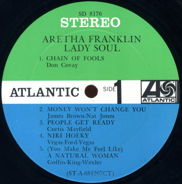 Aretha Franklin - Lady Soul - VG+ LP Record 1968 Atlantic Stereo USA Original Vinyl & Hype Sticker - Soul / R&B - Shuga Records
