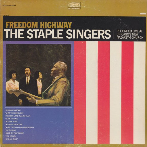 The Staple Singers - Mint- LP Record 1965 Epic USA Original Vinyl - Soul / Gospel - Shuga Records
