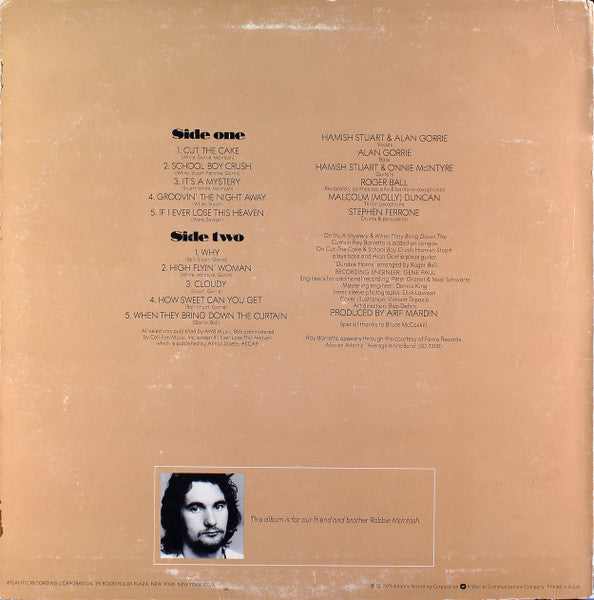 Average White Band - Cut The Cake - Mint- LP Record 1975 Atlantic USA Vinyl - Funk / Soul - Shuga Records