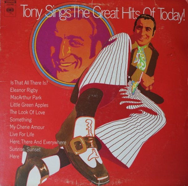 Tony Bennett - Tony Sings The Great Hits Of Today - Mint- LP Record 1969 Columbia USA Original Press 360 Vinyl - Jazz / Big Band / Vocal / Pop - Shuga Records