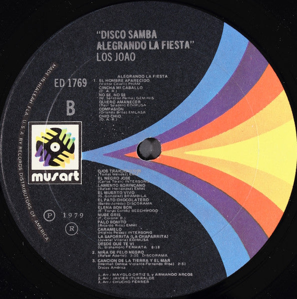 Los João - Disco Samba - VG+ LP Record 1979 Musart USA Vinyl - Latin / Disco / Samba - Shuga Records