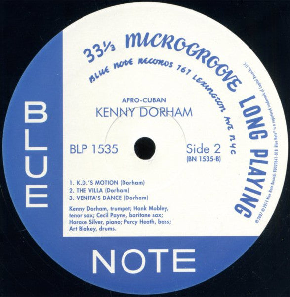 Kenny Dorham ‎– Afro-Cuban (1955) Mint- LP Record 2014 Blue Note USA Vinyl - Jazz / Afro-Cuban - Shuga Records
