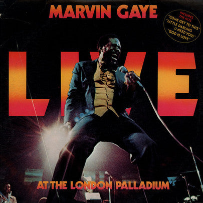 Marvin Gaye - Live At The London Palladium - Mint- 2 LP Record 1977 Tamla USA Vinyl - Soul / Funk / R&B - Shuga Records