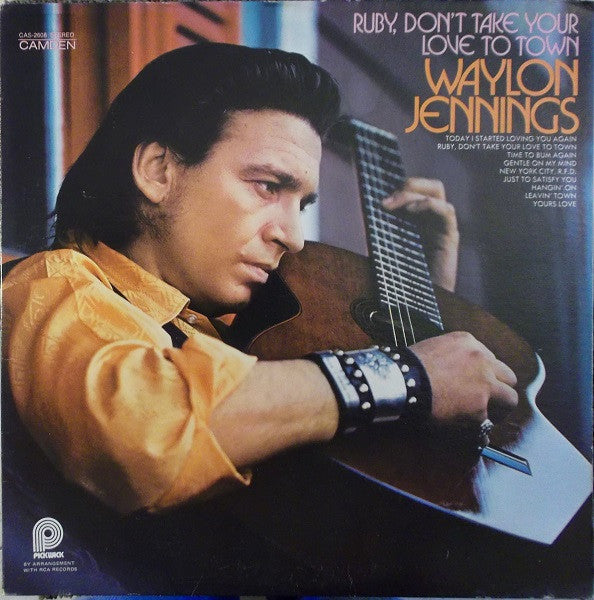 Waylon Jennings - Ruby, Don't Take Your Love To Town - VG+ LP Record 1973 Pickwick Camden USA Vinyl - Country - Shuga Records