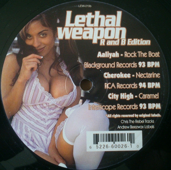 Various – Lethal Weapon R And B Edition - VG+ EP Record 1990s Strictly Hits Vinyl Service USA Vinyl - Soul / R&B / Hip Hop - Shuga Records