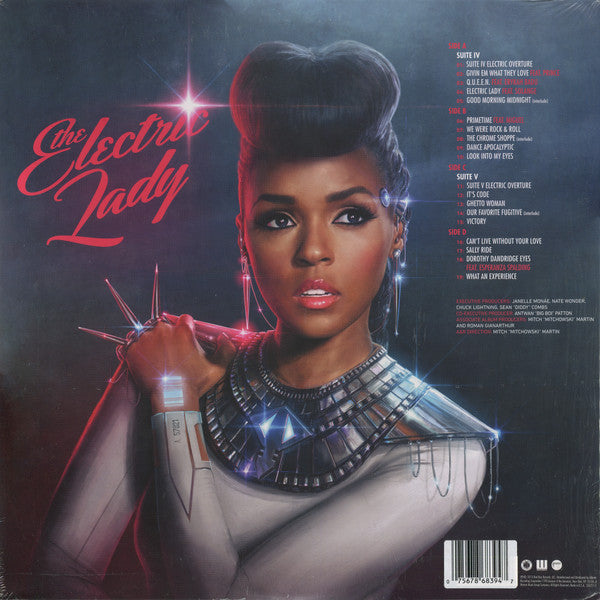 Janelle Monáe ‎– The Electric Lady - New 2 LP Record 2013 Bad Boy USA Vinyl & Download - Neo Soul / R&B / Funk - Shuga Records