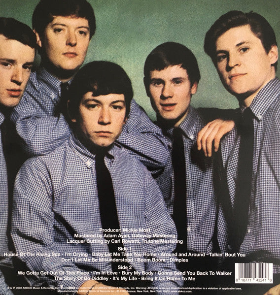The Animals - The Best Of The Animals - Mint- LP Record 2002 USA Clear 180 gram Vinyl - Classic Rock / Pop Rock - Shuga Records