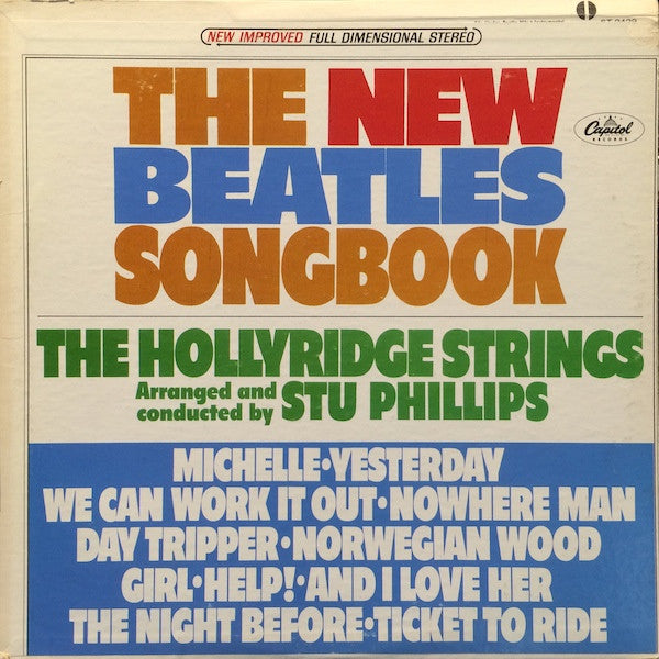 The Hollyridge Strings - The New Beatles Song Book - VG+ LP Record 1966 Capitol USA Stereo Vinyl - Pop / Jazz / Easy Listening - Shuga Records