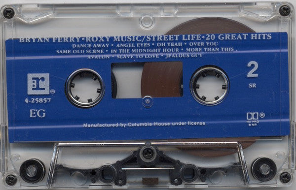 Bryan Ferry/Roxy Music - Street Life - Used Cassette 1989 Reprise Priority Tape - Rock / Pop - Shuga Records