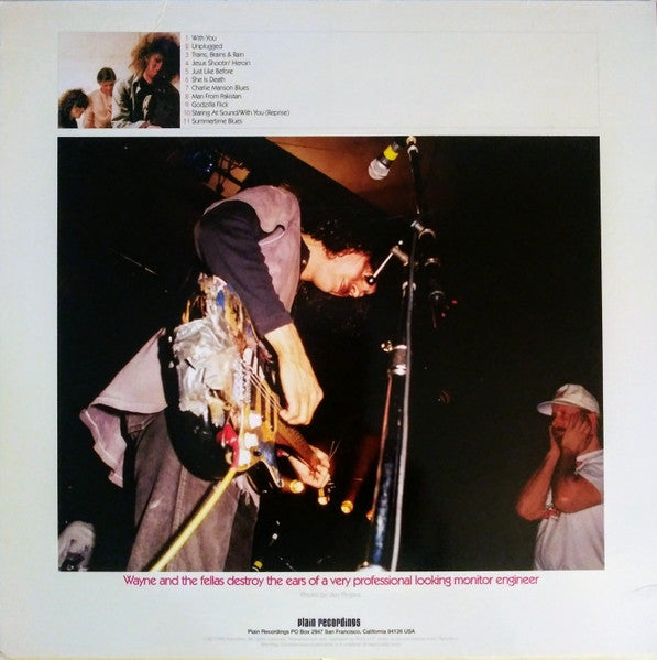 The Flaming Lips - Hear It Is (1986) - VG+ LP Record 2005 Plain Recordings White Vinyl - Psychedelic Rock / Alternative Rock - Shuga Records
