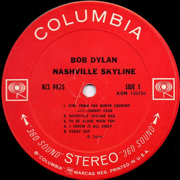 Bob Dylan - Nashville Skyline - VG+ LP Record 1969 Columbia USA Original Vinyl - Rock / Folk Rock - Shuga Records