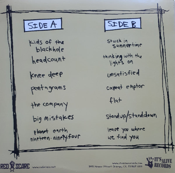 The Copyrights - Make Sound (2007) - Mint- LP Record 2008 Red Scare It's Alive Records Green Vinyl & Insert - Rock / Punk Rock - Shuga Records