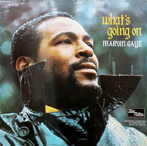 Marvin Gaye - What's Going On - VG- (LOW GRADE COVER & VINYL) LP Record 1971 Tamla Motown Germany Original RARE Vinyl - Soul - Shuga Records