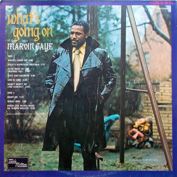Marvin Gaye - What's Going On - VG- (LOW GRADE COVER & VINYL) LP Record 1971 Tamla Motown Germany Original RARE Vinyl - Soul - Shuga Records