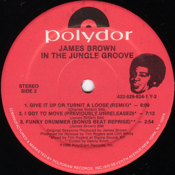 James Brown - In The Jungle Groove - VG+ 2 LP Record 1986 Polydor